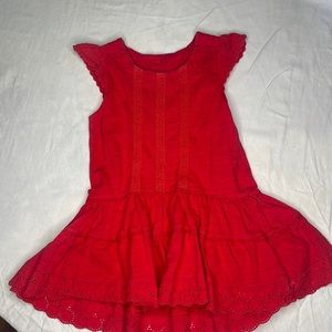 Red dress for a toddlers